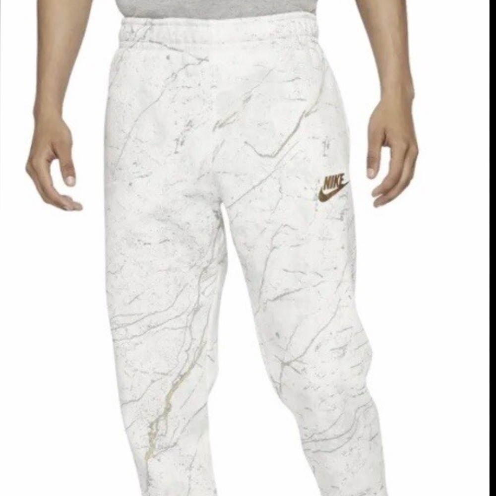 Nike gold joggers mens size XL